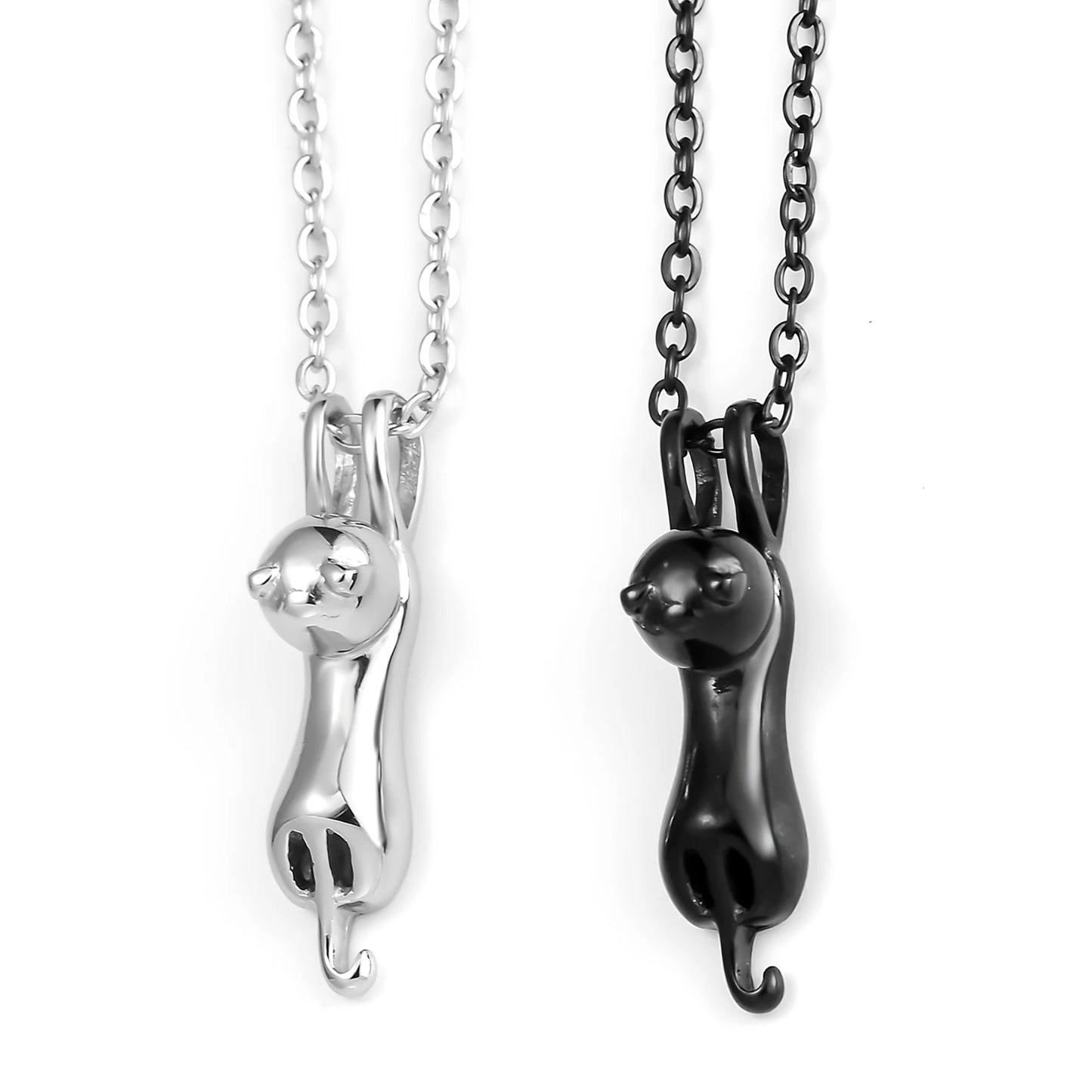 Cremation Jewelry: Elegant Cat Pendant Necklace for Ashes - Waterproof Keepsake Memorial Accessory