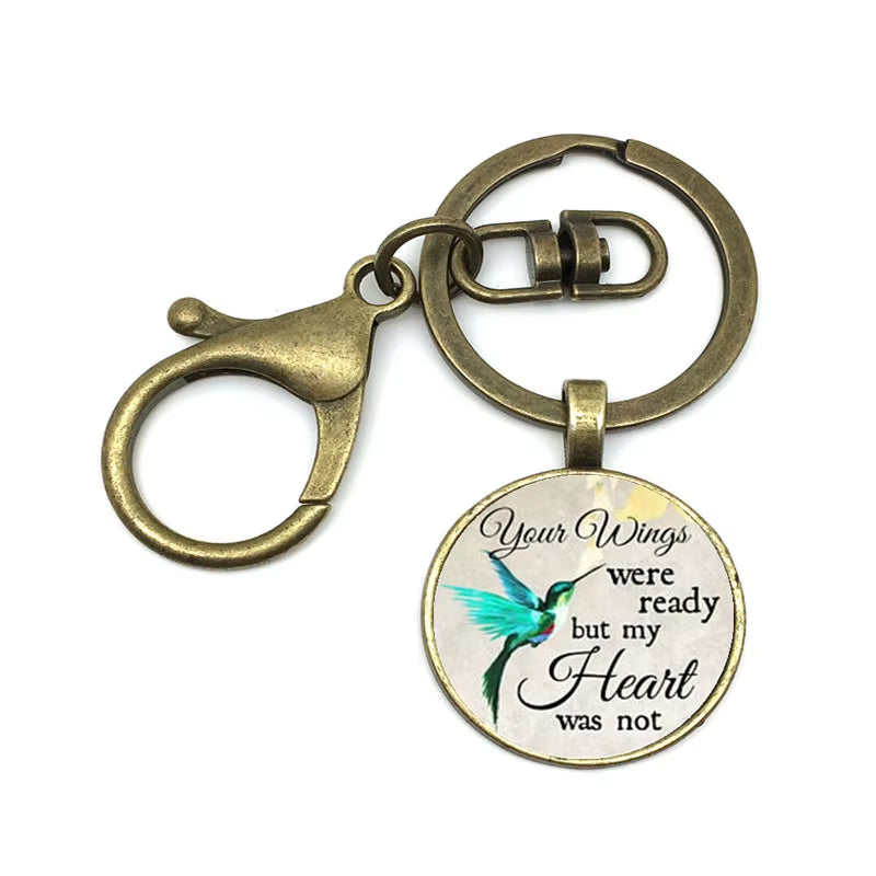 Commemorating the Charm Keychain, Your Wings Are Ready but My Heart Is Not, Losing Loved Ones in Memory, Sadness or Loss