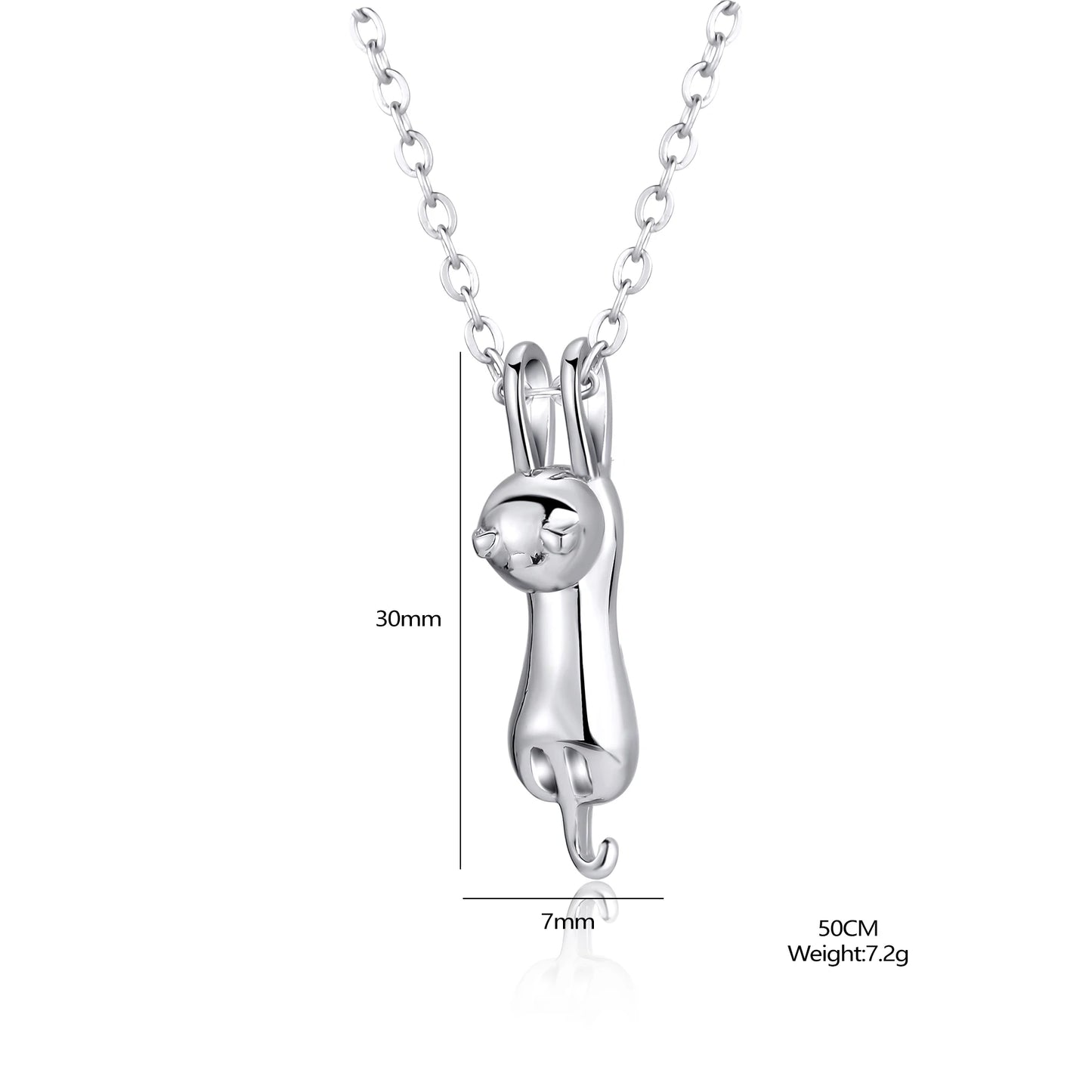 Cremation Jewelry: Elegant Cat Pendant Necklace for Ashes - Waterproof Keepsake Memorial Accessory
