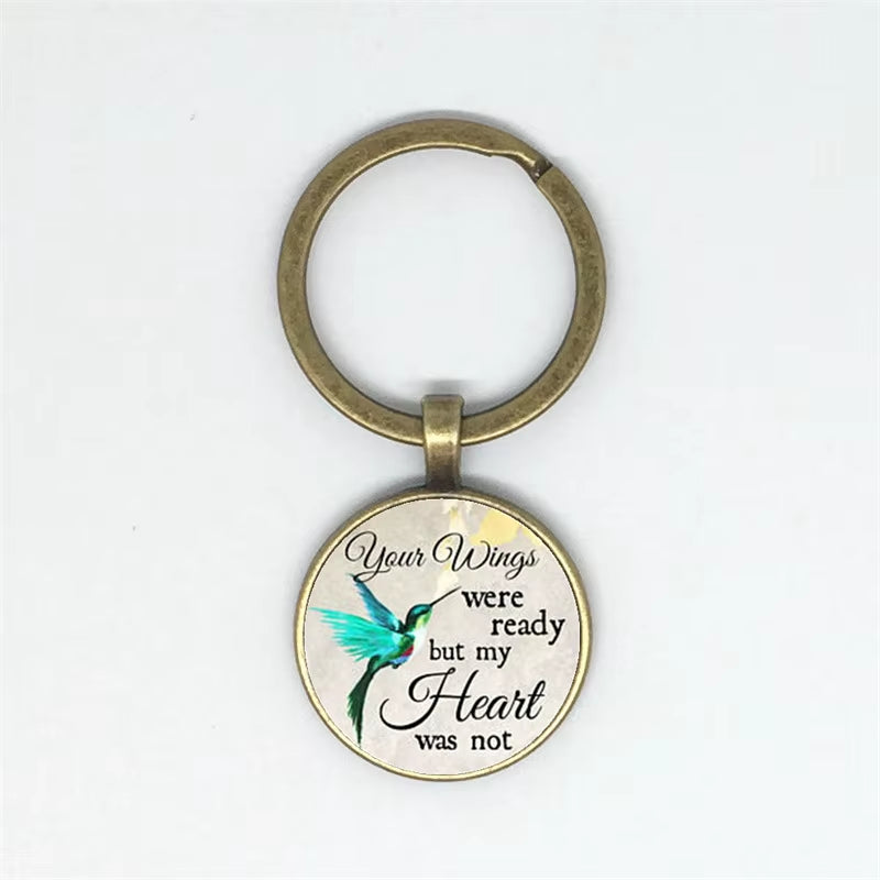 Commemorating the Charm Keychain, Your Wings Are Ready but My Heart Is Not, Losing Loved Ones in Memory, Sadness or Loss
