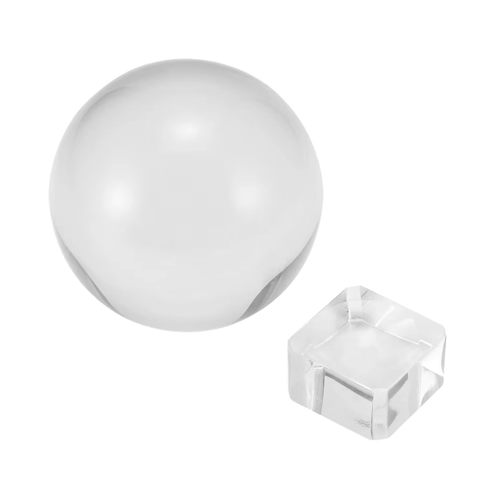 30Mm-100Mm Crystal Ball Quartz Glass Clear Ball Spheres Glass Ball Photography Balls Crystal Craft Decor Feng Shui