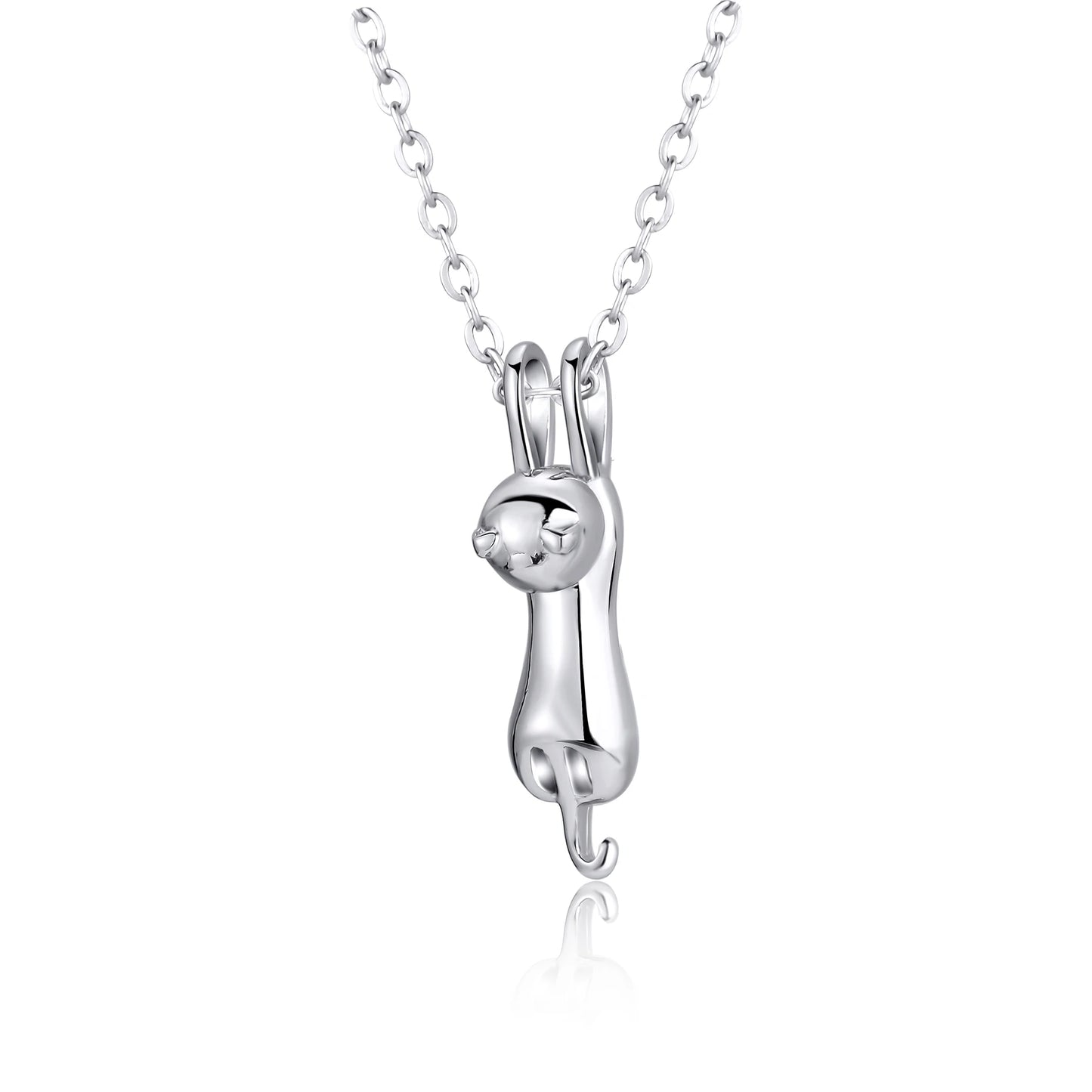 Cremation Jewelry: Elegant Cat Pendant Necklace for Ashes - Waterproof Keepsake Memorial Accessory