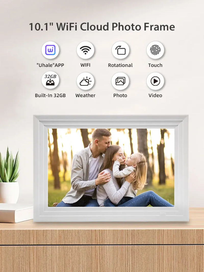 Hold Them Close, Share Memories Anywhere - Smart Cloud Digital Photo Frame with App Control & TFT Display