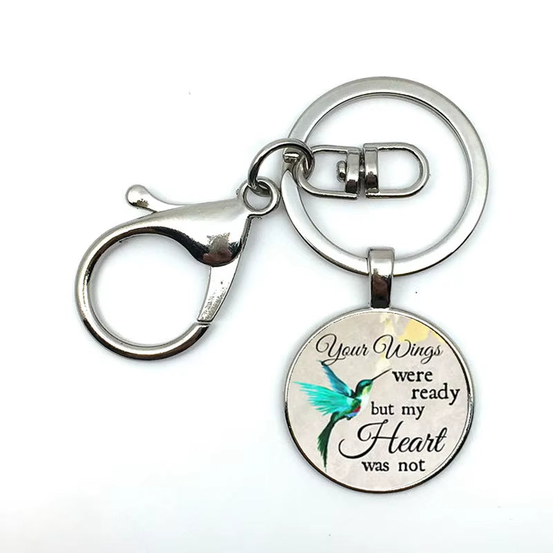 Commemorating the Charm Keychain, Your Wings Are Ready but My Heart Is Not, Losing Loved Ones in Memory, Sadness or Loss