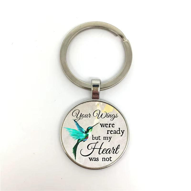 Commemorating the Charm Keychain, Your Wings Are Ready but My Heart Is Not, Losing Loved Ones in Memory, Sadness or Loss