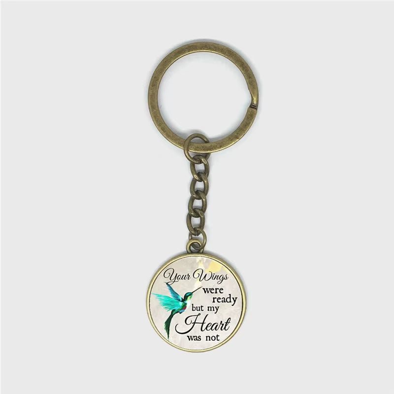 Commemorating the Charm Keychain, Your Wings Are Ready but My Heart Is Not, Losing Loved Ones in Memory, Sadness or Loss