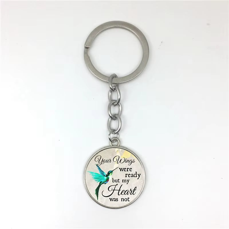 Commemorating the Charm Keychain, Your Wings Are Ready but My Heart Is Not, Losing Loved Ones in Memory, Sadness or Loss