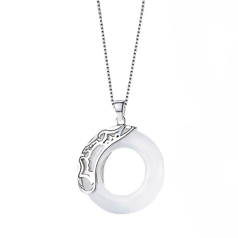 Heaven Officials Blessing Couple Necklaces Moonlight Pendant Necklace for Lovers Friendship Jewelry Valentine'S Day Gift Collier