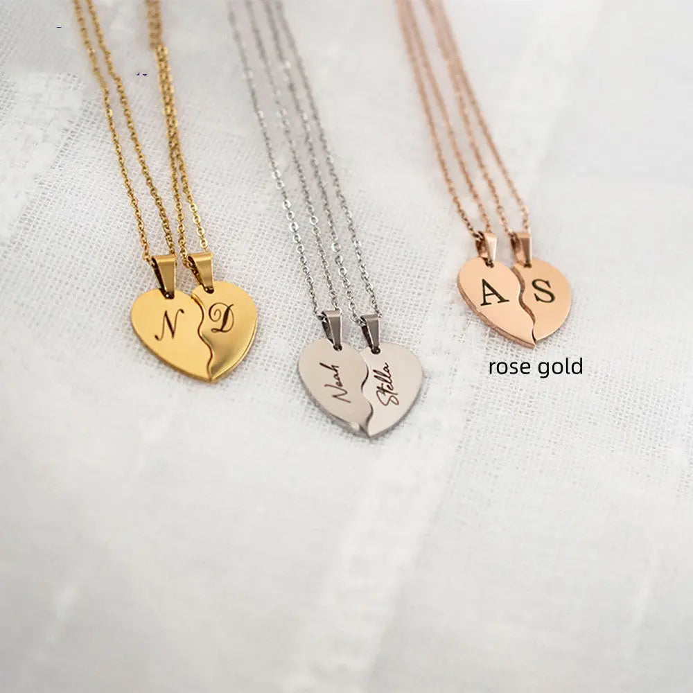 Forever in My Heart Custom Stainless Steel Memorial Necklace