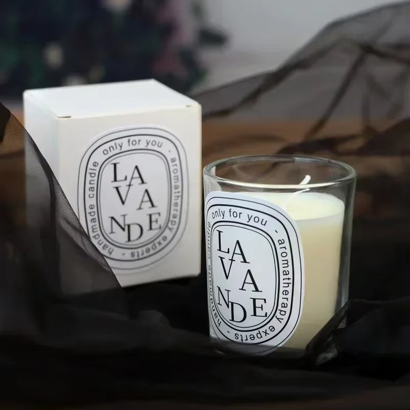 Enchanting Transparent Scented Candle Gift Set - Perfect for Weddings, Guests & Romantic Moments