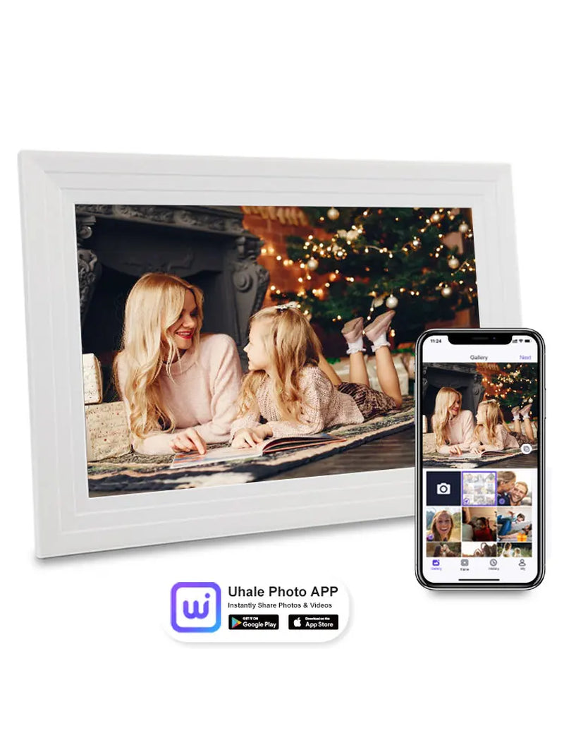Hold Them Close, Share Memories Anywhere - Smart Cloud Digital Photo Frame with App Control & TFT Display