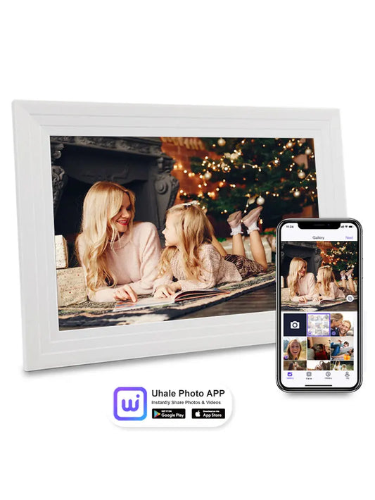 Hold Them Close, Share Memories Anywhere - Smart Cloud Digital Photo Frame with App Control & TFT Display