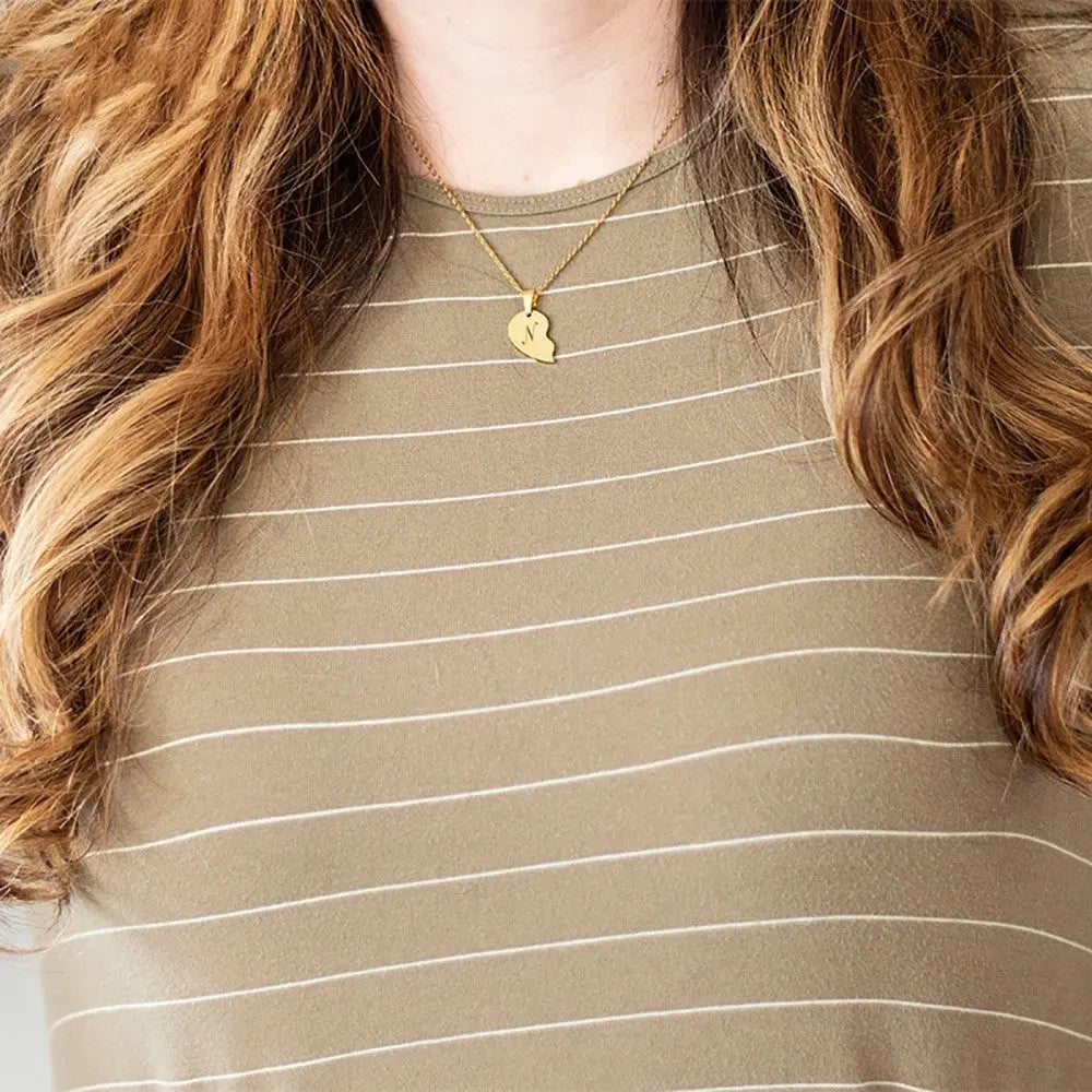 Forever in My Heart Custom Stainless Steel Memorial Necklace