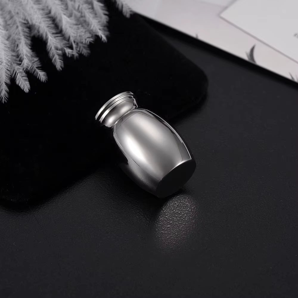 Mini Pet Memorials Urn Aluminum Alloy Cremation Ashes Jar Keepsake Memorial Cat Dog Bird Urn-Wholesale Direct Sales