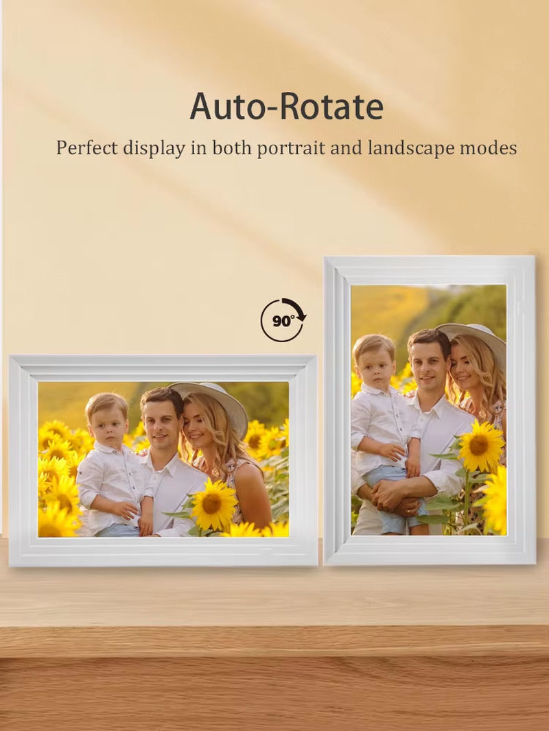 Hold Them Close, Share Memories Anywhere - Smart Cloud Digital Photo Frame with App Control & TFT Display