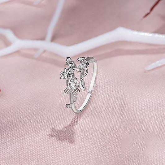 Anime Tian Guan Ci Fu Ring Heaven Official’S Blessing Hua Cheng Xie Lian Adjustable Unisex Couple Rings Jewelry Accessories Gift