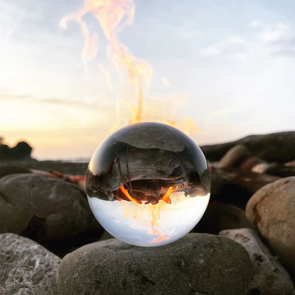 30Mm-100Mm Crystal Ball Quartz Glass Clear Ball Spheres Glass Ball Photography Balls Crystal Craft Decor Feng Shui