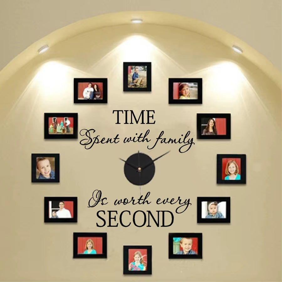 Modern Home Wall Decal - Family Wall Sticker - Modern Wall Stickers Home Decor , Not Including Photo Frames F2063